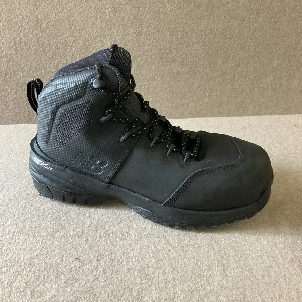 New Balance 989v1 MID989G1 Work Boots Mens Sz 8 4E Xwide Black Composite Toe